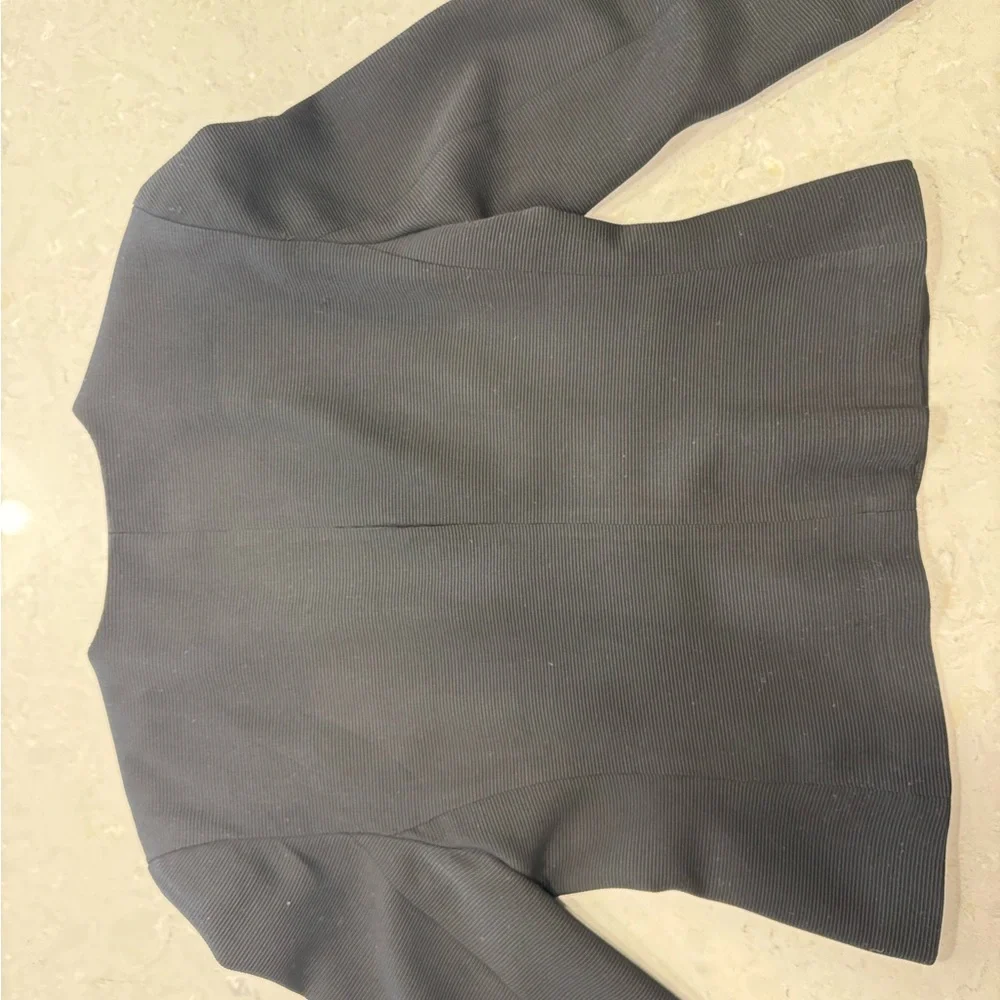 Vintage Christian Dior Black Blazer Jacket 100% Wool Size 14